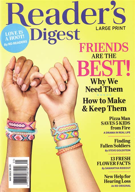 Readers Digest Large Print Renewal Magazine