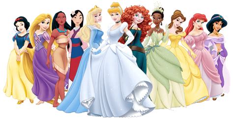 Large Group Of Disney Princesses Transparent Png Stickpng