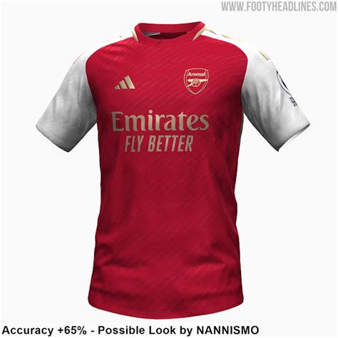 Arsenal 23 24 Home Kit Info Leaked Possible Look Footy Headlines