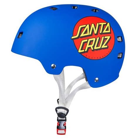 Bullet X Santa Cruz Classic Dot Skateboard Helmet Blue Accessories