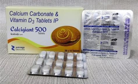 Calcium Carbonate Vitamin D3 Tablets Ip Packaging Type Box At Rs 89box In Bakshi Ka Talab