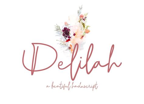 Delilah Script Font Fontpicks Download Free Fonts