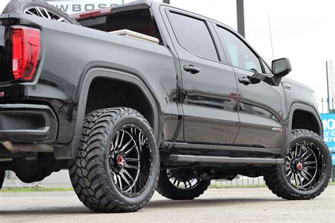 2020 Gmc Sierra At4 Black Hartes Metal Whipsaw Wheel Front