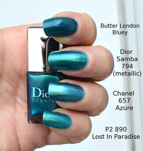 dior bird of paradise 001 samba nail lacquer duo for tips and toes swatches and comparison