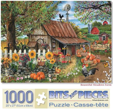 Bits And Pieces 1000 Piece Jigsaw Puzzle For Adults Bountiful