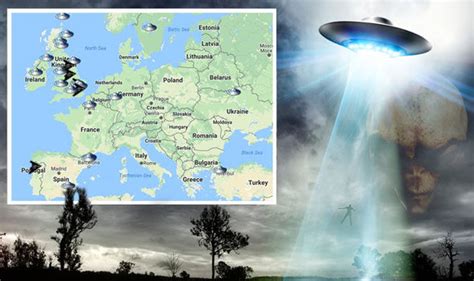 Ufo Sightings Have Aliens Visited Your Area Shock Map Weird News