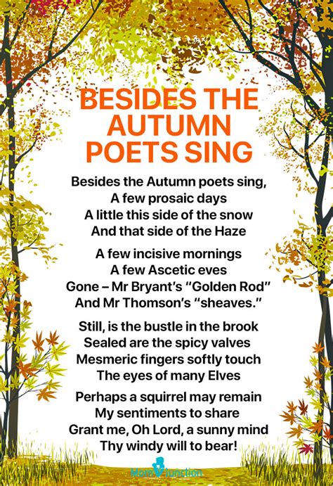 19 Beautiful Autumn Poems For Kids To Fall For