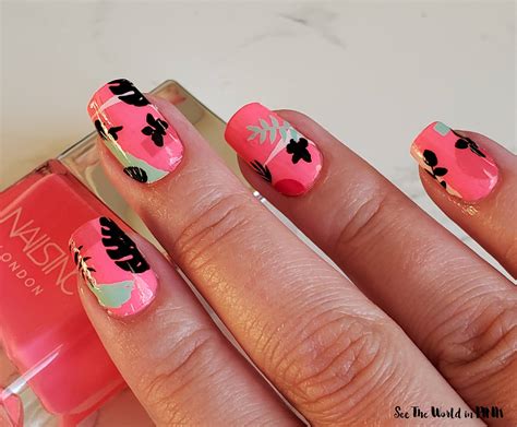 Manicure Monday Neon Pink Summer Nails See The World In Pink