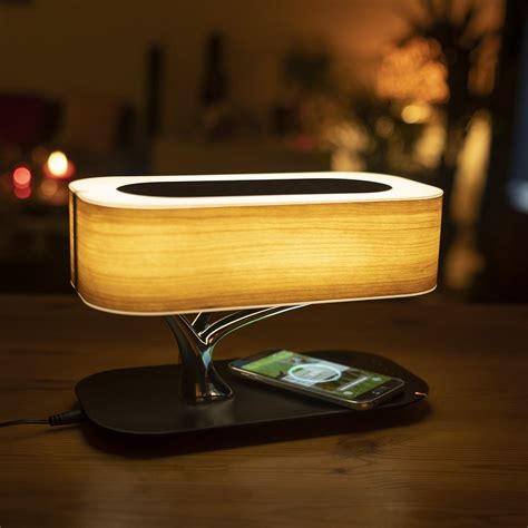 Sicher Atmung Belastung Tree Lamp Wireless Speaker And Charger