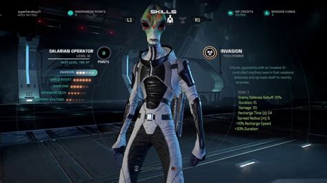 Mass Effect Andromeda Multiplayer Salarian Operator Build Youtube