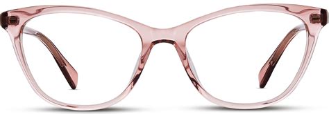 Edie Eyeglasses In Dusty Rose Crystal For Women Classic Specs