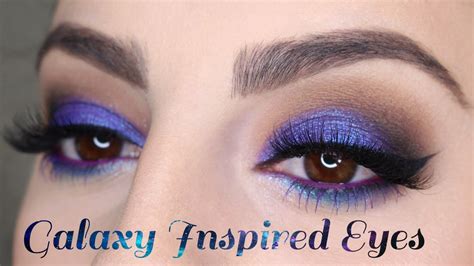 Galaxy Inspired Eye Makeup Tutorial Youtube