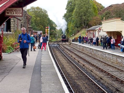 North Yorks Moors Railway 65894 Arriving At Goathland Stat Flickr