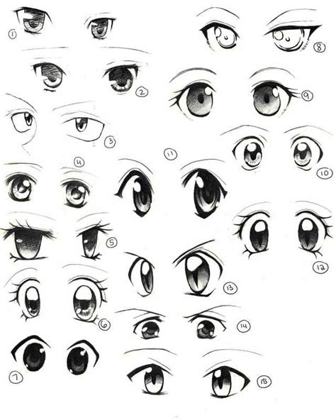 Anime Eyes How To Draw Anime Eyes Easy Anime Eyes Cartoon Eyes Drawing