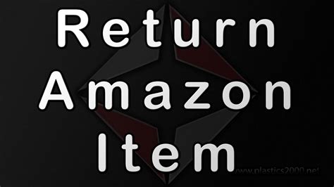 How To Return Items On Amazon Youtube