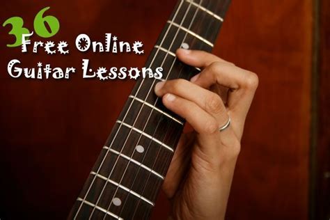 All our lessons are designed to teach you practical skills that you can use right now, as well as familiarize you with music theory to get the big picture. 36 Free Guitar Lessons - Perfect For Beginners
