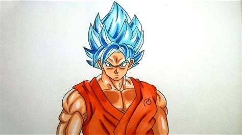 Through dragon ball z, dragon ball gt and most recently dragon ball super, the saiyans who remain alive have displayed an enormous it stands up straight and turns completely yellow. Drawing Goku Super Saiyan God SSJG | Dragon Ball Z ...