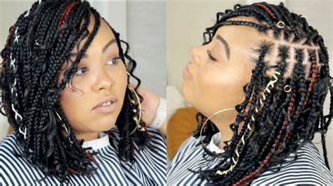 Watch Me Do This Cute Boho Bob Box Braids A Get Up And Go Style You