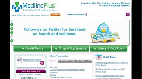 Introduction To Medlineplus Youtube