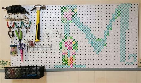 My Hand Painted Cross Stitch Pegboard Hand Painted Crosses Craft