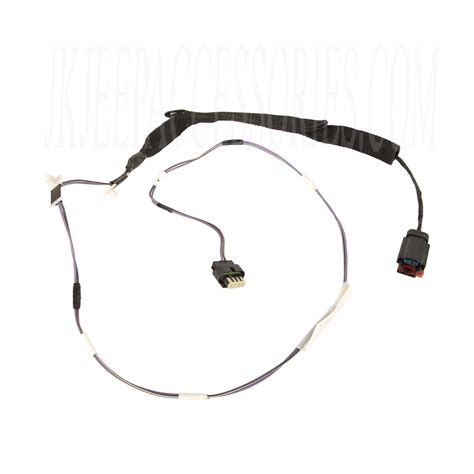 Comes from emulator to connector only; This front left door wiring harness from Omix-ADA fits 07-10 Jeep Wrangler JK/JKU.
