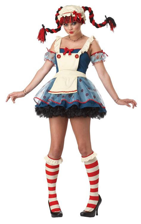 size x small 01376 sexy raggedy ann doll adult costume