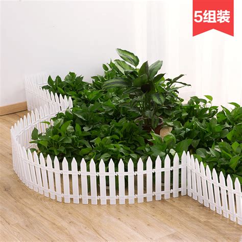 Garden fence border 8' decorative flower bed stone edging set lawn plant stakes. USD 5.25 Home Home Plastic fence Courtyard Indoor garden ...