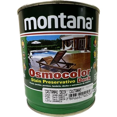 Osmocolor Verniz Stain Montana Para Madeira E Deck Ml Shopee Brasil