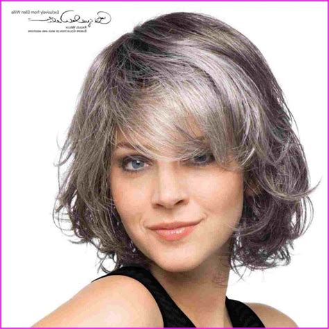 Because my own hair is so long and medium thick, the weight of the strands naturally straightens out the waves and curls. Edgy Short Hairstyles for Women Over 50 | Medium hair ...