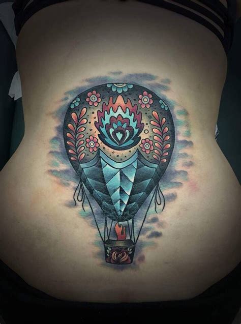 Pin By Tricia Richmond On Balloon Tattoo Balloon Tattoo Hot Air Balloon Tattoo Air Balloon