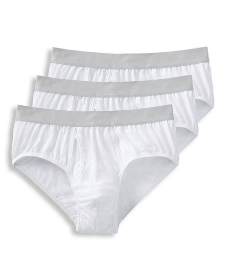 Jockey Mens Underwear Signaturetm Cotton Modal Stretch Mid Rise Brief 3 Pack Shop Authentic