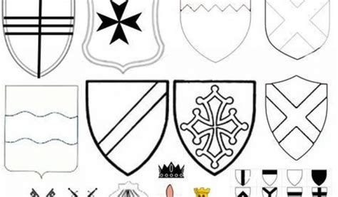 More images for blason moyen âge à colorier » Coloriage Blason Beau Stock Coloriage Blason Moyen Age 186 ...