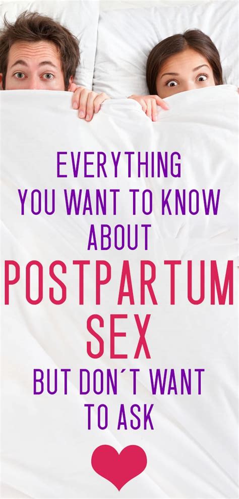 Postpartum Sex Everything You Need To Know Mommy On Purpose