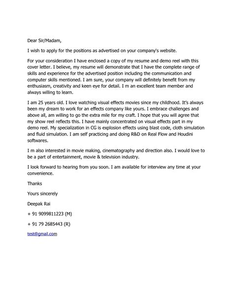 dear sir  madam cover letter project scope template