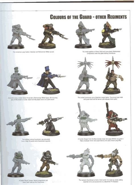 Miniatures Image By Vernon Francis Warhammer Imperial Guard 40k