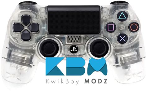 Custom Clear Ps4 Controller Kwikboy Modz