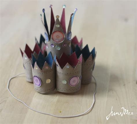 Toilet Paper Roll Craft Crown June Mee Paper Roll Crafts Toilet