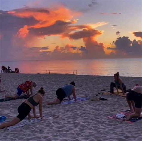 Sunrise Beach Yoga Hosted By Las Olas Yoga Las Olas Association