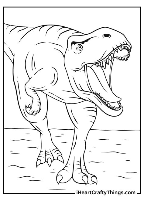 Printable Jurassic Park Coloring Pages Updated 2021