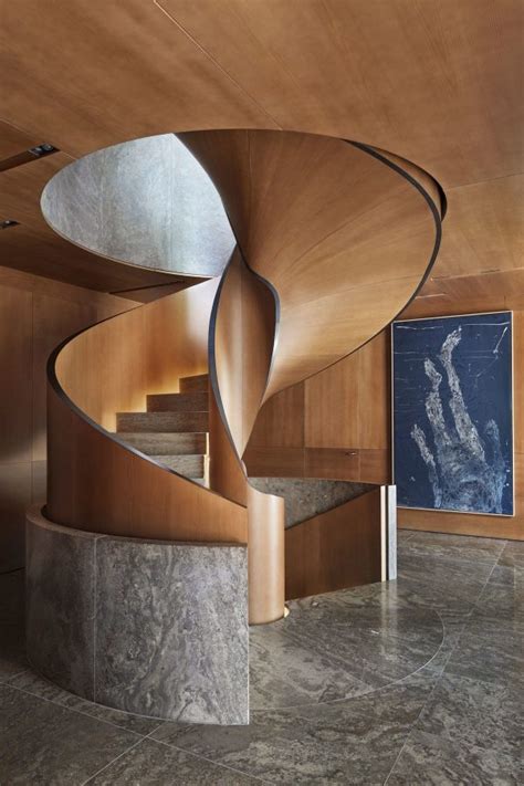 Spiral Staircase Lighting Interior Design Ideas