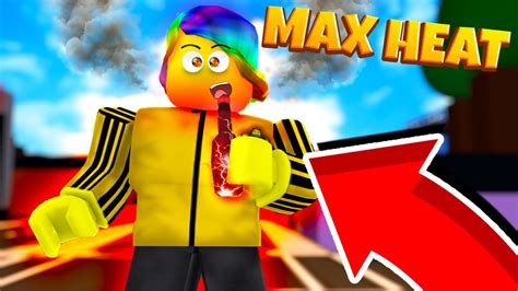 Drinking 500000000000 Degree Hot Sauce Too Hot Roblox Hot
