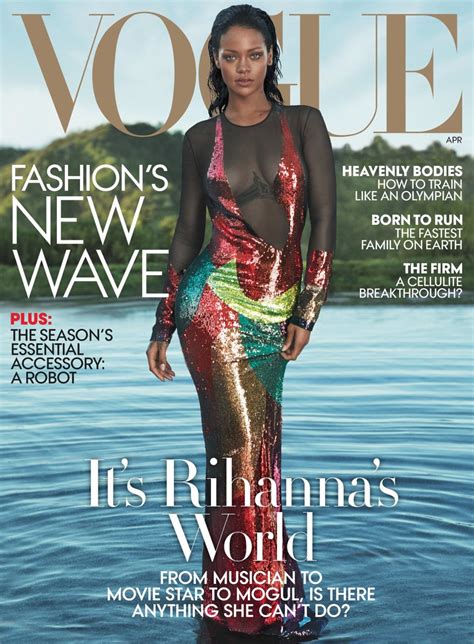 Rihanna Lands Another Vogue Cover In Tom Ford Fashionista