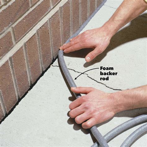 Caulking Concrete Cracks | Family Handyman