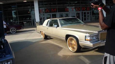 Cadillac Coupe On Dem All Gold Daytons 90 Front Youtube