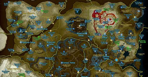 Breath Of The Wild Shrine Map Maps Catalog Online