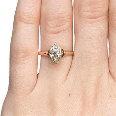 See it in video of this ring here. 1890s Victorian Antique Marquise Cut Diamond Engagement Ring For Sale at 1stdibs