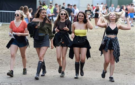 Parklife Festival Continues And Revellers Arrive In Revealing Outfits