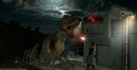 Dino Crisis Remake T Rex Fight 2 By Sk8terwawa On Deviantart
