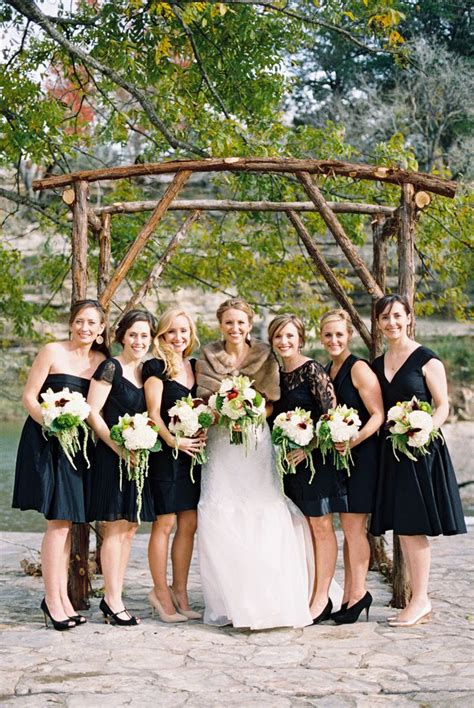 30 Beautiful Little And Long Black Bridesmaid Dresses Chic Vintage