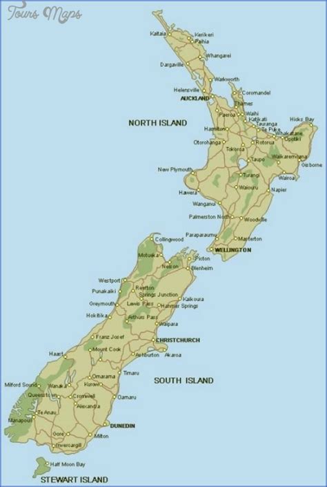 New Zealand Google Maps Toursmaps Com